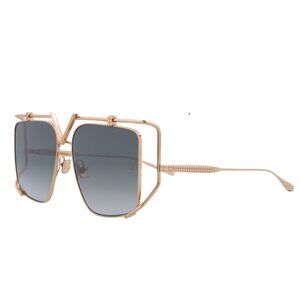 Valentino Oversized Metal Frame Sunglasses